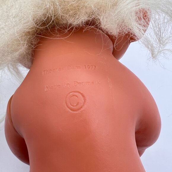 Troll Bride and Groom WEDDING COUPLE Troll Dolls 604 Thomas Dam Denmark 8-11” - Picture 12 of 16